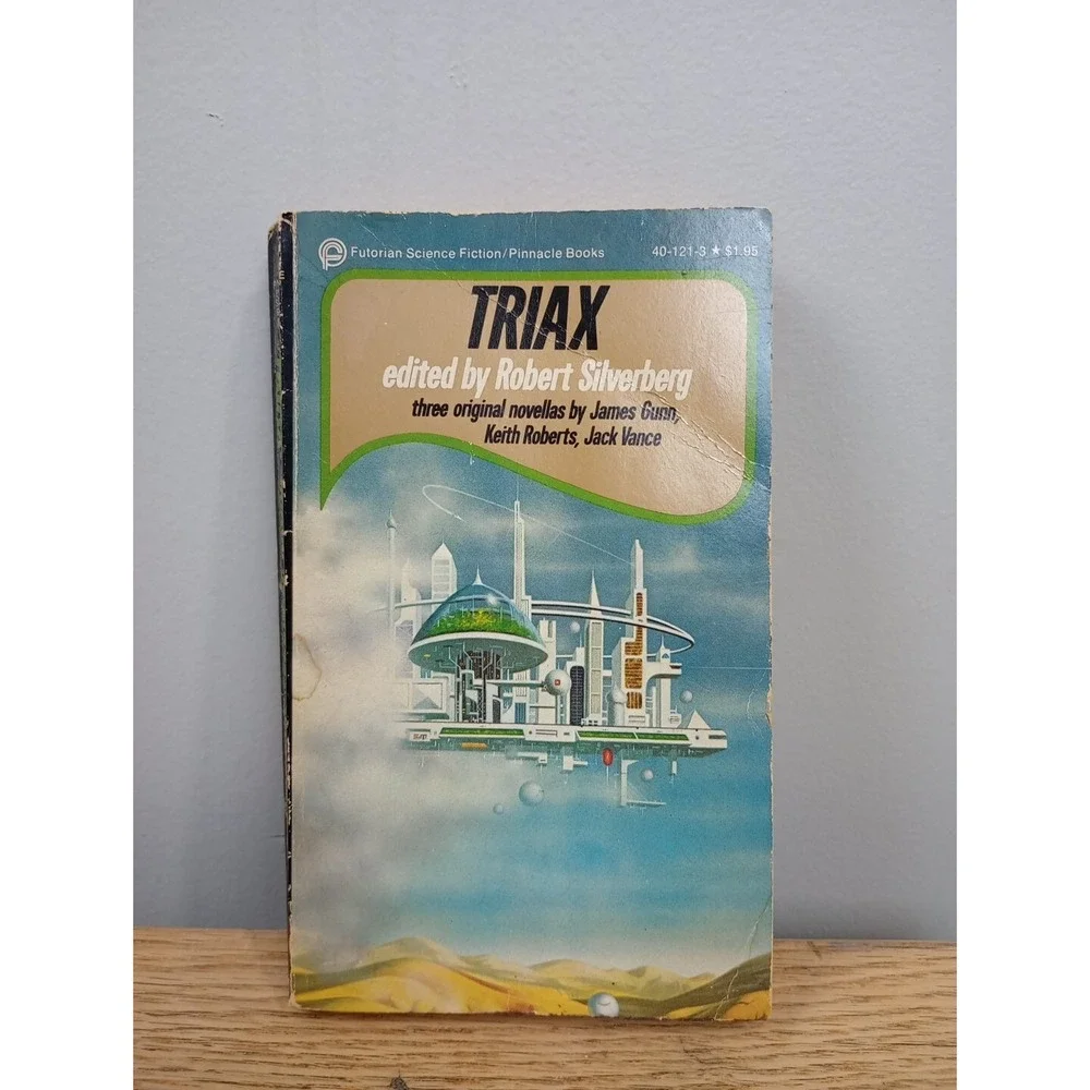 TRIAX Three Novella Anthology Edited by Robert Silverberg 1977 PB 1st Vintage SF